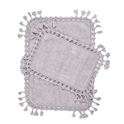 Набір килимків Irya - Lorna mor бузковий