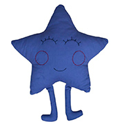 Декоративна подушка іграшка Синя Зірка Прованс