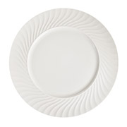 Тарелка фарфоровая Меренга без золота 26 см Lefard 949-010-1