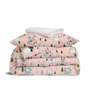 Дитяча постільна білизна в ліжечко ANIMALS CS16 Cosas сірий