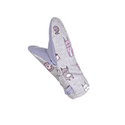 Рукавиця-прихватка кухонна Кіт на кухні Home Line 175301 сіро-бузкова