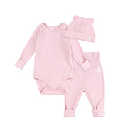 Комплект для девочки КП295 трикотаж-рубчик Bembi 900-светло-розовый