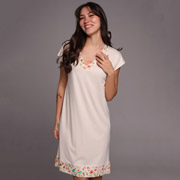 Сорочка нічна жіноча Прованс German Volf 26009 молочна