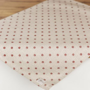 Салфетка хлопковая Горох бордо Хозяйка Прованс