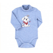 Боді для хлопчика Бембі БД107 меланж блакитний