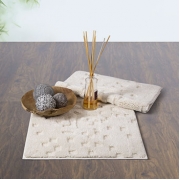 Коврик для ванной Spirella Cotton Tama бежевый 7610583199126
