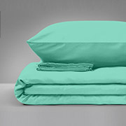 Наволочка MirSon бязь 11-2208 Mint однотонна бірюзова