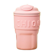Термочашка з трубочкою 450 мл Chiobbe Yiwu HP-14-18P рожева