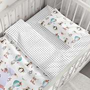 Постільна білизна в дитяче ліжечко Тепік Лісові звірятка ТЕП