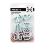 Набір форм для печива 6 предметів Tasty baking Ardesto AR2308TP блакитний тіфані