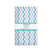 Дитяче простирадло на гумці Zigzag Sky Grey бязь Cosas