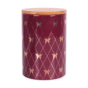 Банка для сипучих продуктів з бамбуковою кришкою 10х10х15 см Lefard 940-226