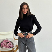 Гольф-джемпер Art Knit чорний