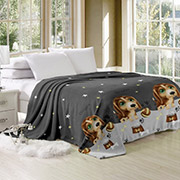 Плед Милі цуценята 500315 велсофт Selena