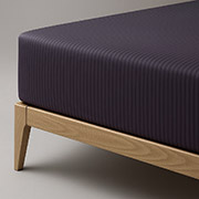 Простирадло натяжне Boston Anthracite Stripe сатин-страйп Ютек