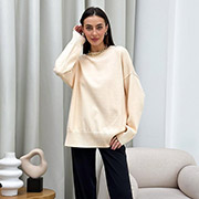 Джемпер в'язаний Мія oversize Art Knit крем-брюле