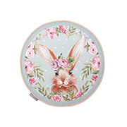 Гобеленова великодня серветка Кролик Lefard 711-090 м'ятна