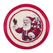 Серветка гобеленова новорічна LiMaSo Свято наближається діаметр 10 см