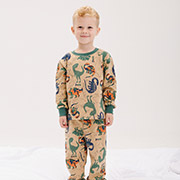 Піжама байкова для хлопчика ПЖ55 Бембі ZZ1-різнокольорова