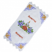 Рушник у кошик лляний Великодній LiMaSo RKVV06-38