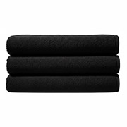 Рушник махровий Eponj 400г SoundSleep чорний