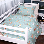 Постільна білизна в дитяче ліжечко 02 Giraffe Poplin Line Kids поплін MirSon