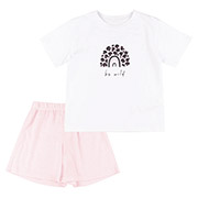 Піжама для дівчинки КП294 супрем Бембі 130-білий-рожевий