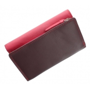 Жіночий шкіряний гаманець Visconti RB-43 Bora plum multi