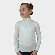 Гольф для дівчинки Pretty Art Knit молочний