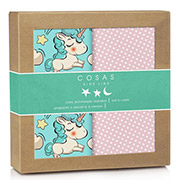 Набір пелюшок Unicorn бязь Cosas 2 шт