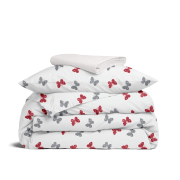 Дитяча постільна білизна в ліжечко BUTTERFLY SC10 Cosas червоний