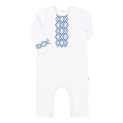 Комбінезон в етно стилі для хлопчиків Бембі КБ207 білий