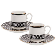 Набір кавовий порцеляновий 4 предмети 90 мл Dor Amie 925-082