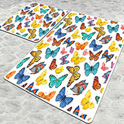 Набір килимків для ванної кімнати Butterfly valley Chilai Home