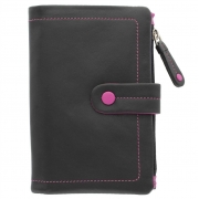 Жіночий шкіряний гаманець Visconti M-87 Malibu black multi