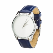 Годинники ZIZ Мінімалізм нічна синь, срібло - другий ремінець в подарунок 4600167
