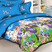 Постельное белье подростковое ранфорс Little Pony Selena 210317 синее