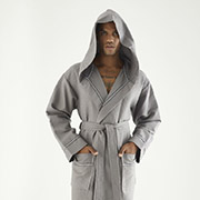 Халат чоловічий вафельний довгий з капюшоном Nusa NS-24680 tas