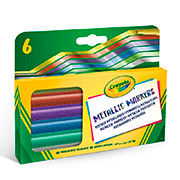 Набір фломастерів Crayola Metallic 6 шт 58-8828