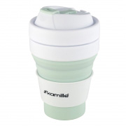 Термокружка складная Kamille 350мл 2034 зеленая