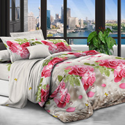 Постельное белье Красная роза поликоттон Selena 600165