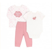 Комплект для малюка Бембі КП255 рожевий