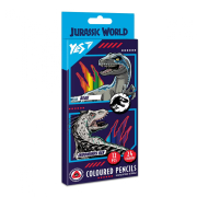 Олівці кольорові 24 кольори Jurassic World Yes 290679