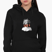 Худі жіночий Меган Фокс Медуза Горгона MobiPrint 8921-1203 чорний