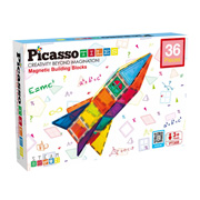 Конструктор магнітний 36 деталей Magnetic Building Blocks Picasso 27971