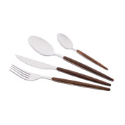 Набір столових приборів 16 предметів Gemini Midori Ardesto AR1916MS коричневий