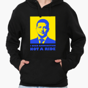 Худі чоловічий I Need Ammunition, Not A Ride MobiPrint 9225-3678 чорний