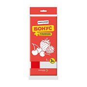 Пакети-зіппери для зберігання та заморозки 3л, 5 шт Бонус