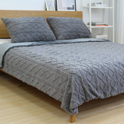 Набір Romance Gray Soho покривало-підковдра та 2 наволочки