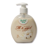 Крем-мыло RoNi Silk Yogurt с глицерином пет-банка 450 мл